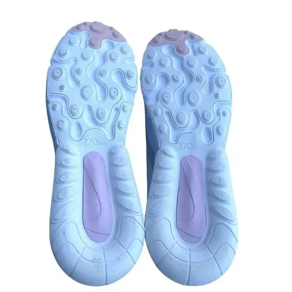 Nike Air Max 270 React Sneakers Pink/White Women's 12 - Picture 9 of 10